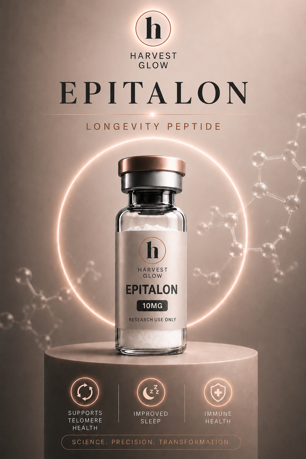 Epitalon 50mg (x4 vials 10mg)